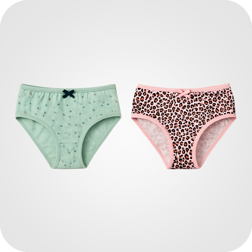 شورت زنانه باریش گلدن اسلیپ پنبه لاکرا تمام چاپ