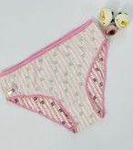 شورت زنانه باریش گلدن اسلیپ پنبه لاکرا تمام چاپ