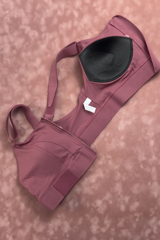 نیم تنه ورزشی زنانه مدل بند تنظیم شونده و چسبی