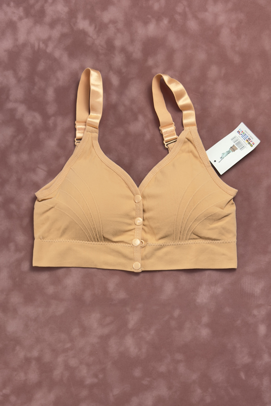 نیم تنه زنانه کش پهن پنبه لاکرا الوان جلوبازشو نارنجی