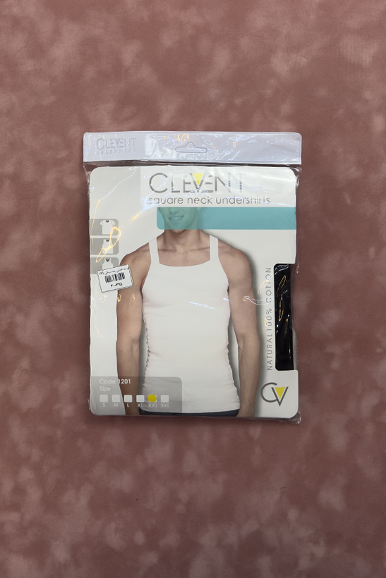 زیرپوش مردانه کلونت خشتی پنبه مشکی